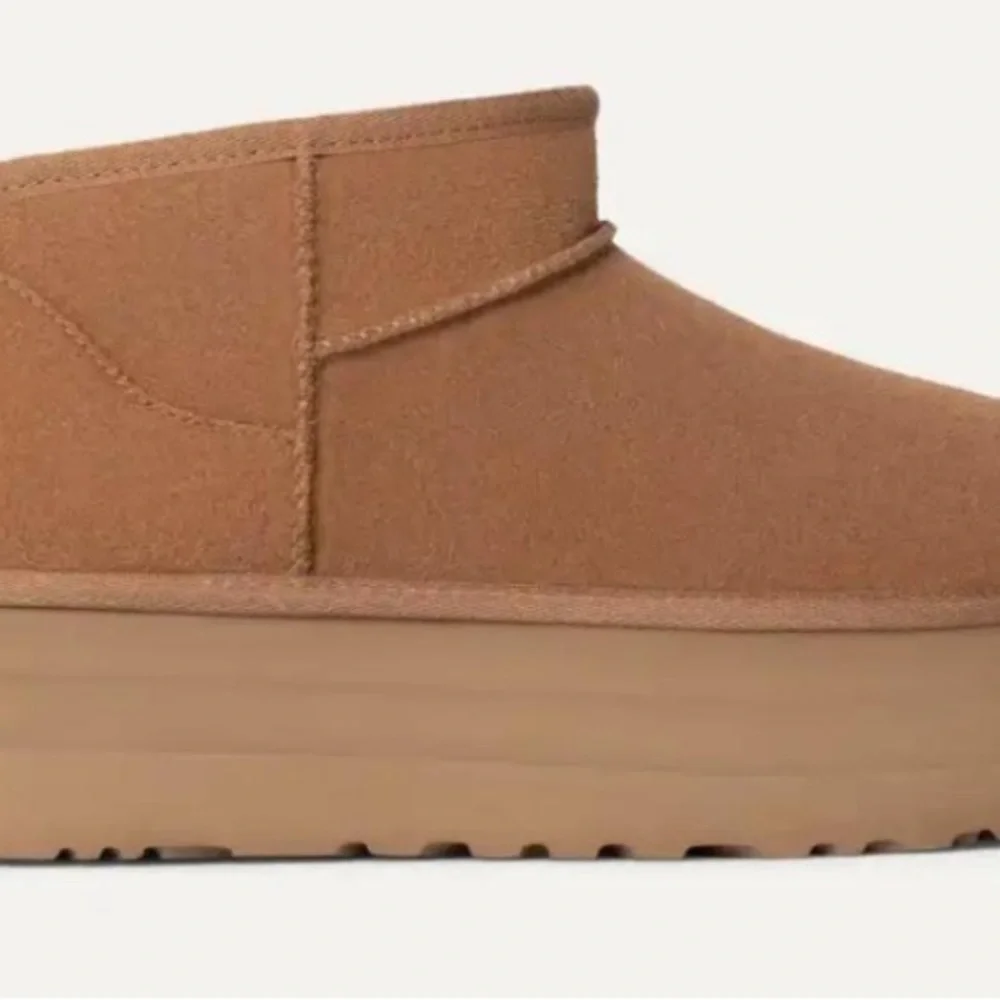 UGG Brown Suede Platform Boots - Picture 5 of 5